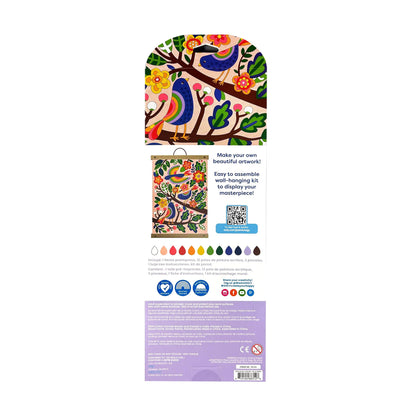 Ooly - Paintology: Paint-By-Number Canvas Kit - Blue Birds