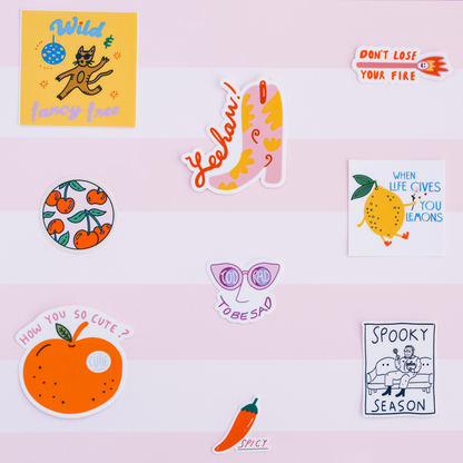 Wild Fancy Free Sticker