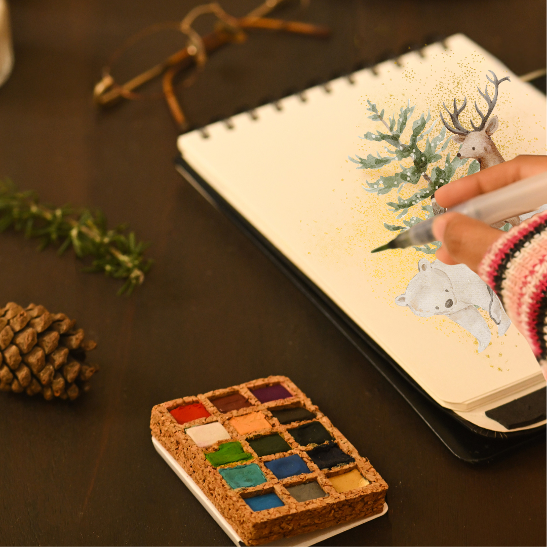 Viviva Colors - Winter Pans - Mini Palette - 15 colors