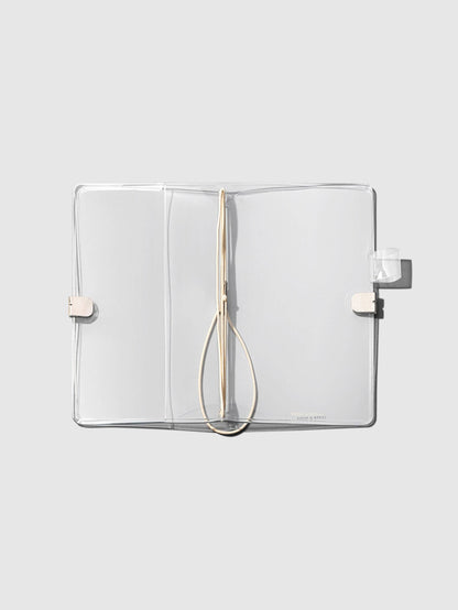 Cloth & Paper - Clear Vinyl Travel Notebook Cover - Pocket Plus