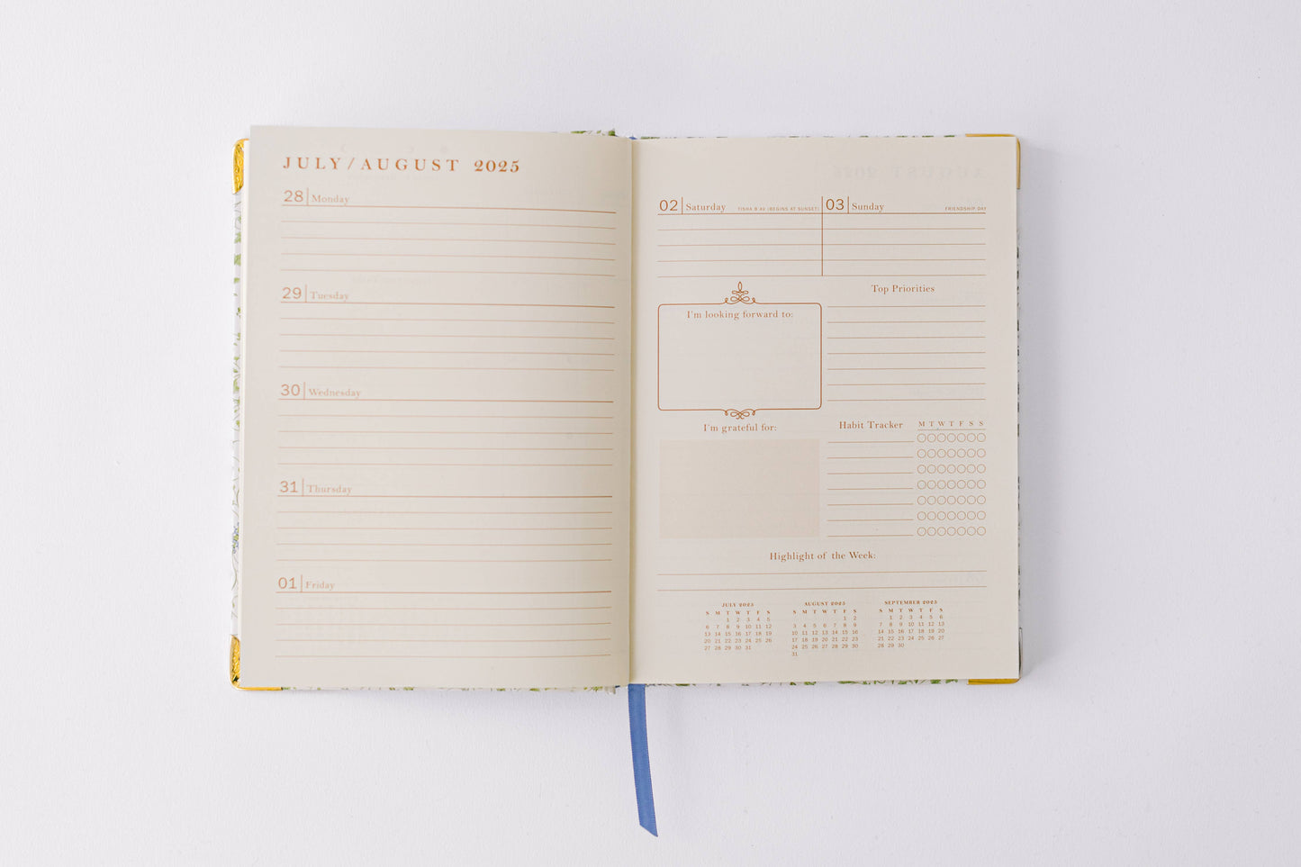 Good Juju Ink - 2026 Vine Pattern 17-Month Medium Bound Planner