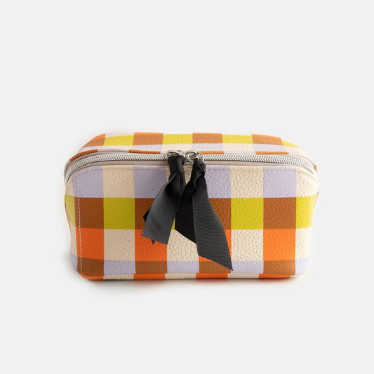 Caroline Gardner Multi Check Diagonal Bag