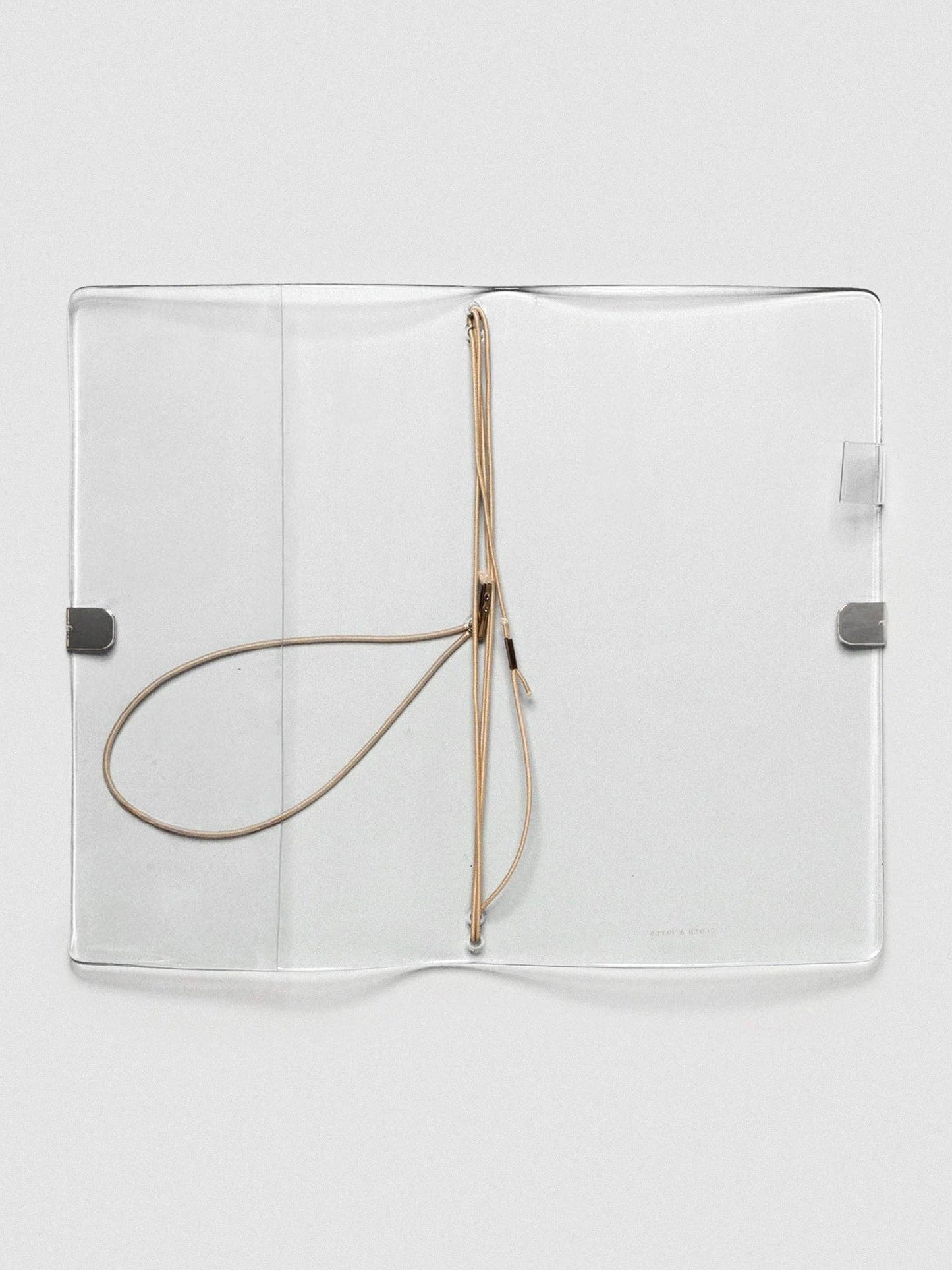Cloth & Paper - Clear Vinyl Travel Notebook Cover - A5 Slim