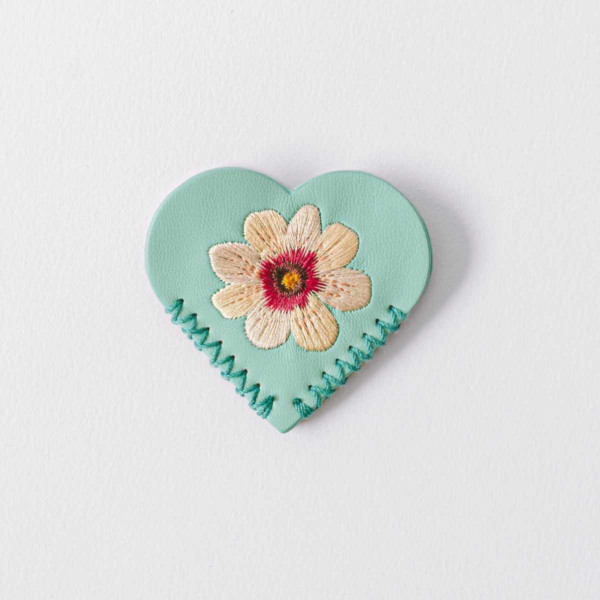 Good Juju Ink - Embroidered Hearts Corner Bookmark Set of 2