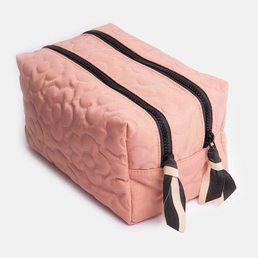 Caroline Gardner Large Pink Quilted Flower Bag