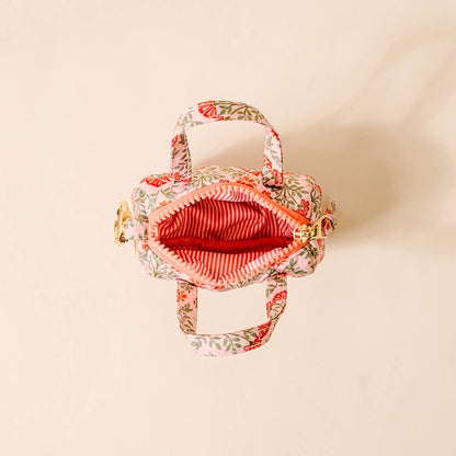 The Darling Effect - Itty Bitty Duffle Bag Charm - Everbloom Dusty Rose