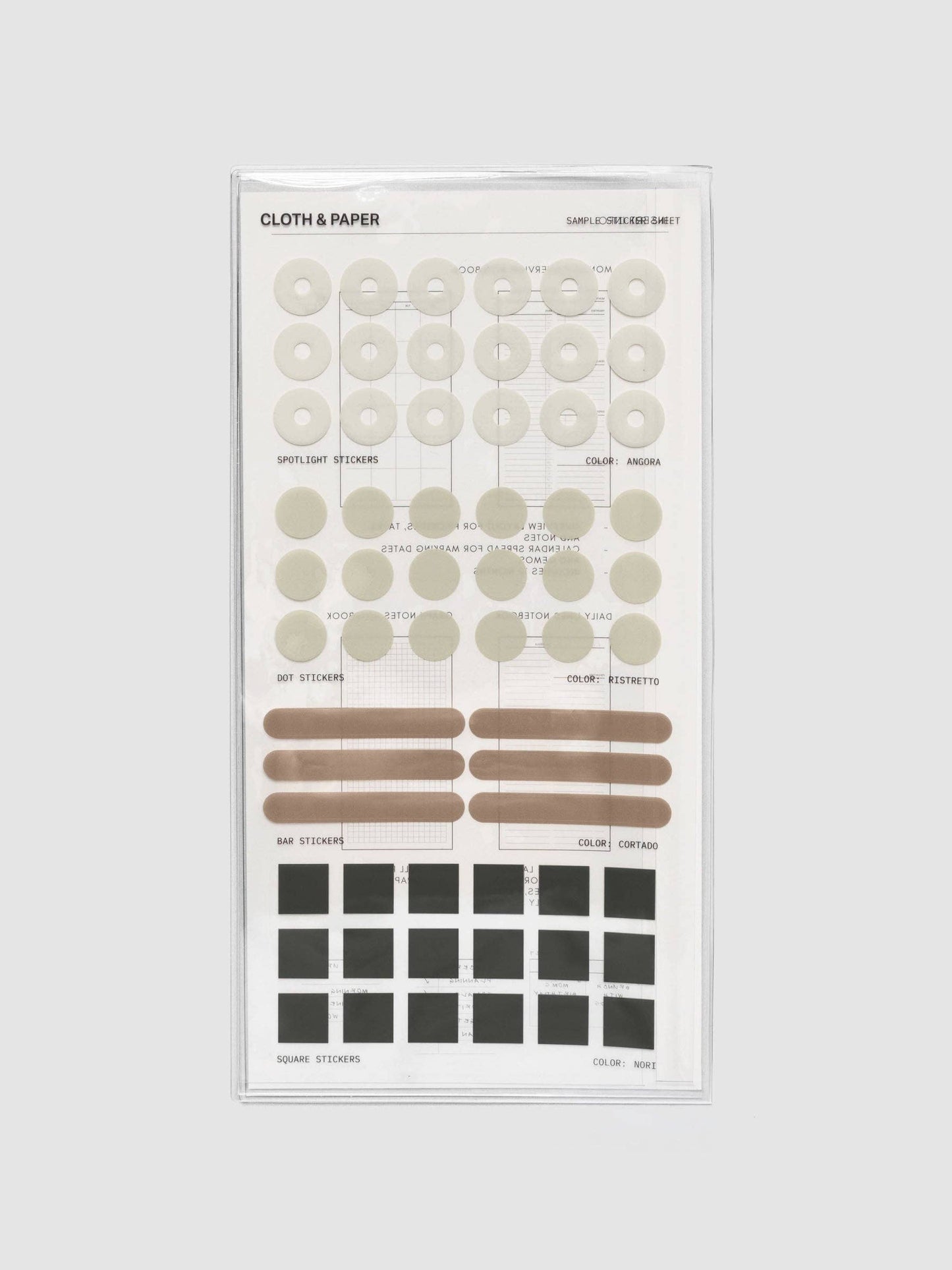 Cloth & Paper - FORMA Travel Notebook Set - A5 Slim