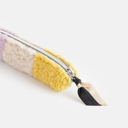 Caroline Gardner - Multi Stripe Borg Pencil Case