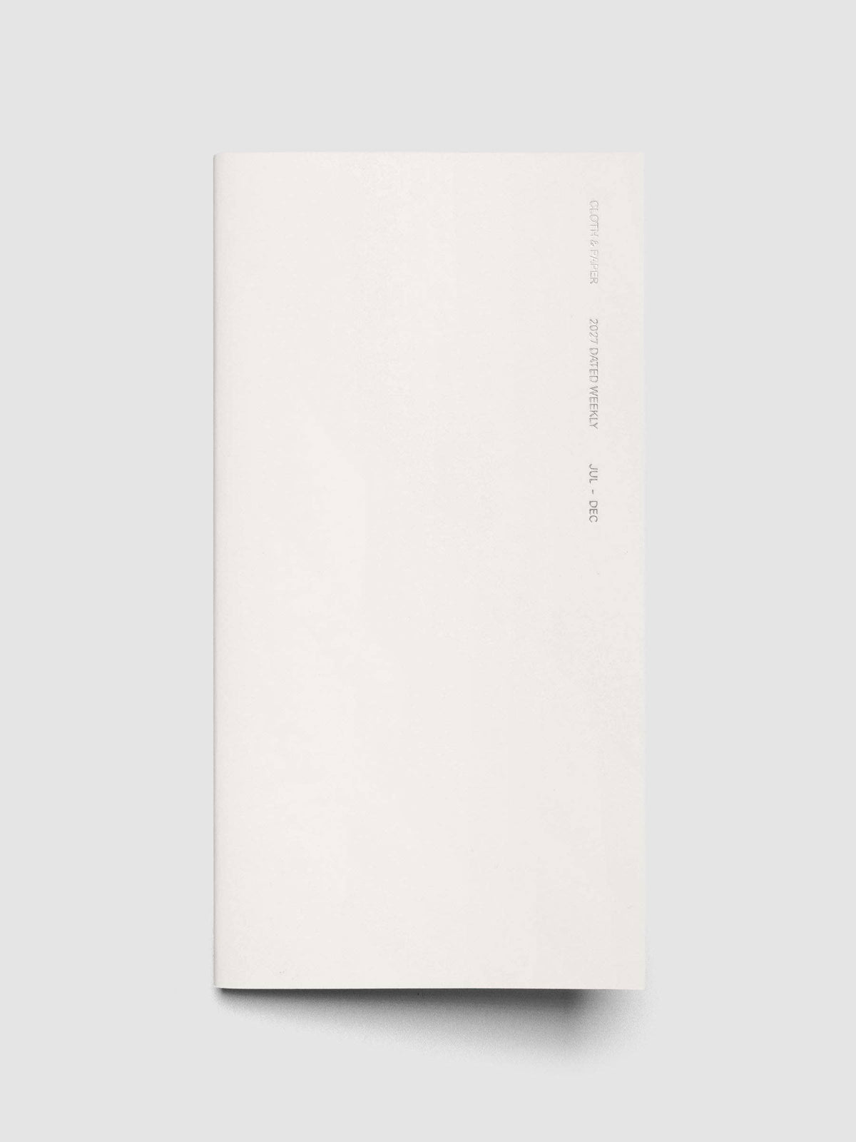 Cloth & Paper - 2027 Dated Travel Notebook Set - Weekly Horizontal - A5 Slim