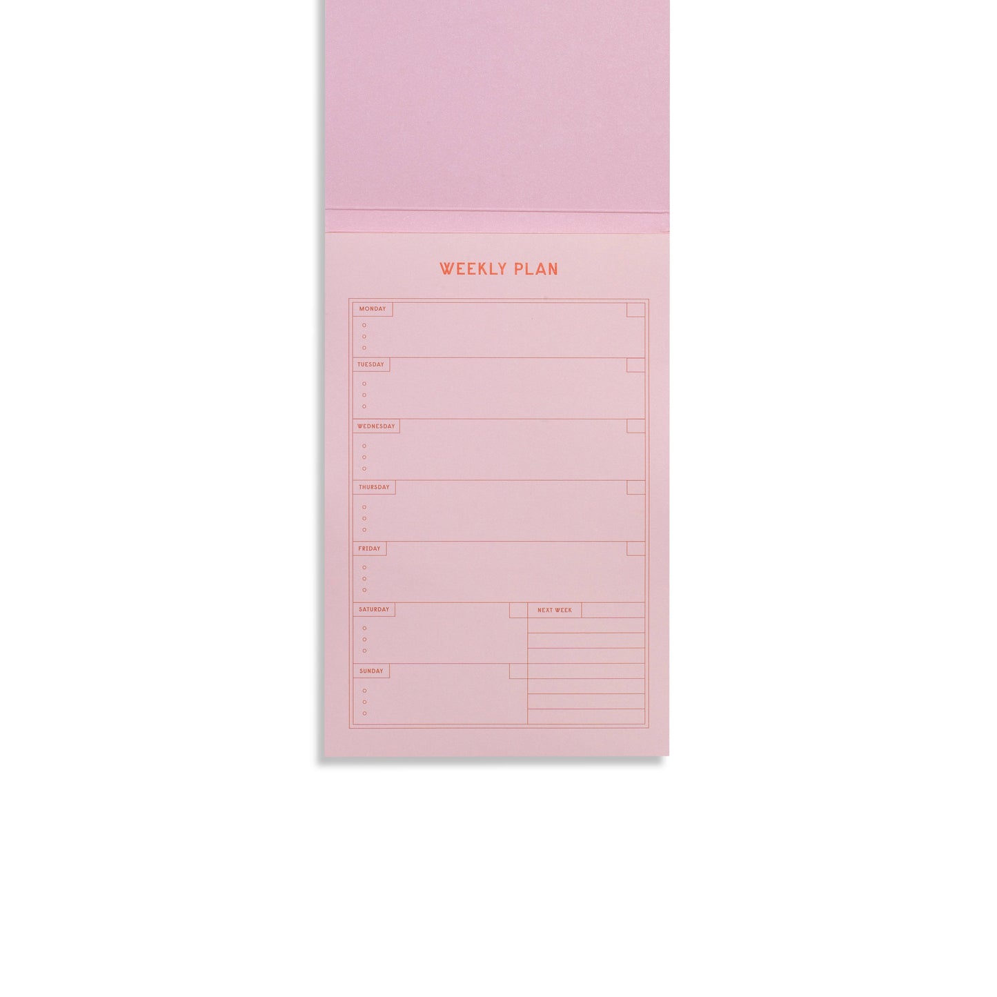 Papier - Undated Productivity Weekly List Pad