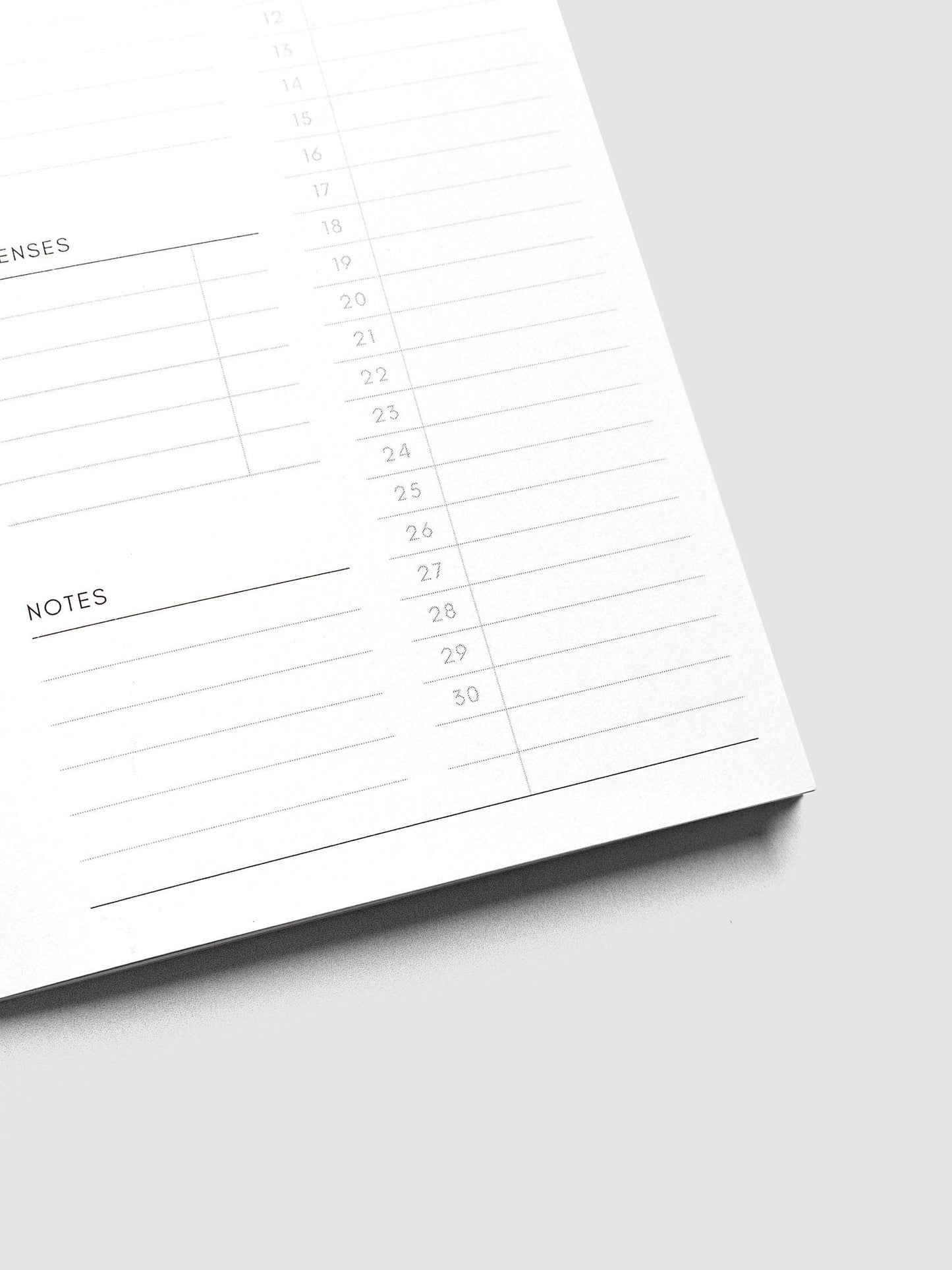 Cloth & Paper - 2027 Dated Travel Notebook - Monthly - Pocket Plus