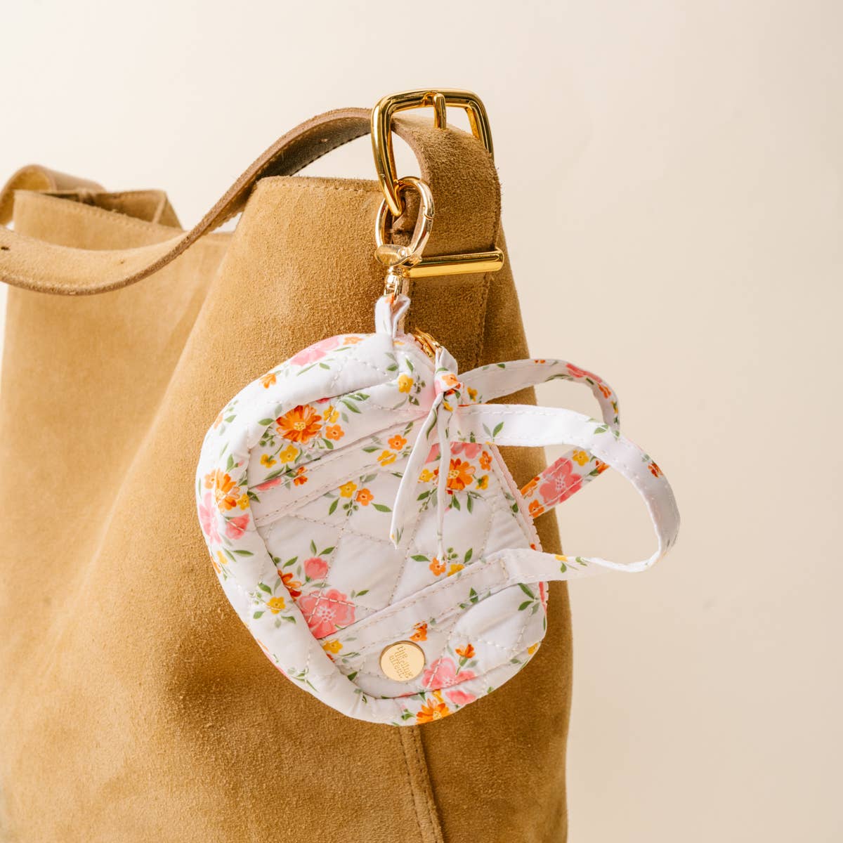 The Darling Effect - Itty Bitty Duffle Bag Charm - Endless Daydream Cream