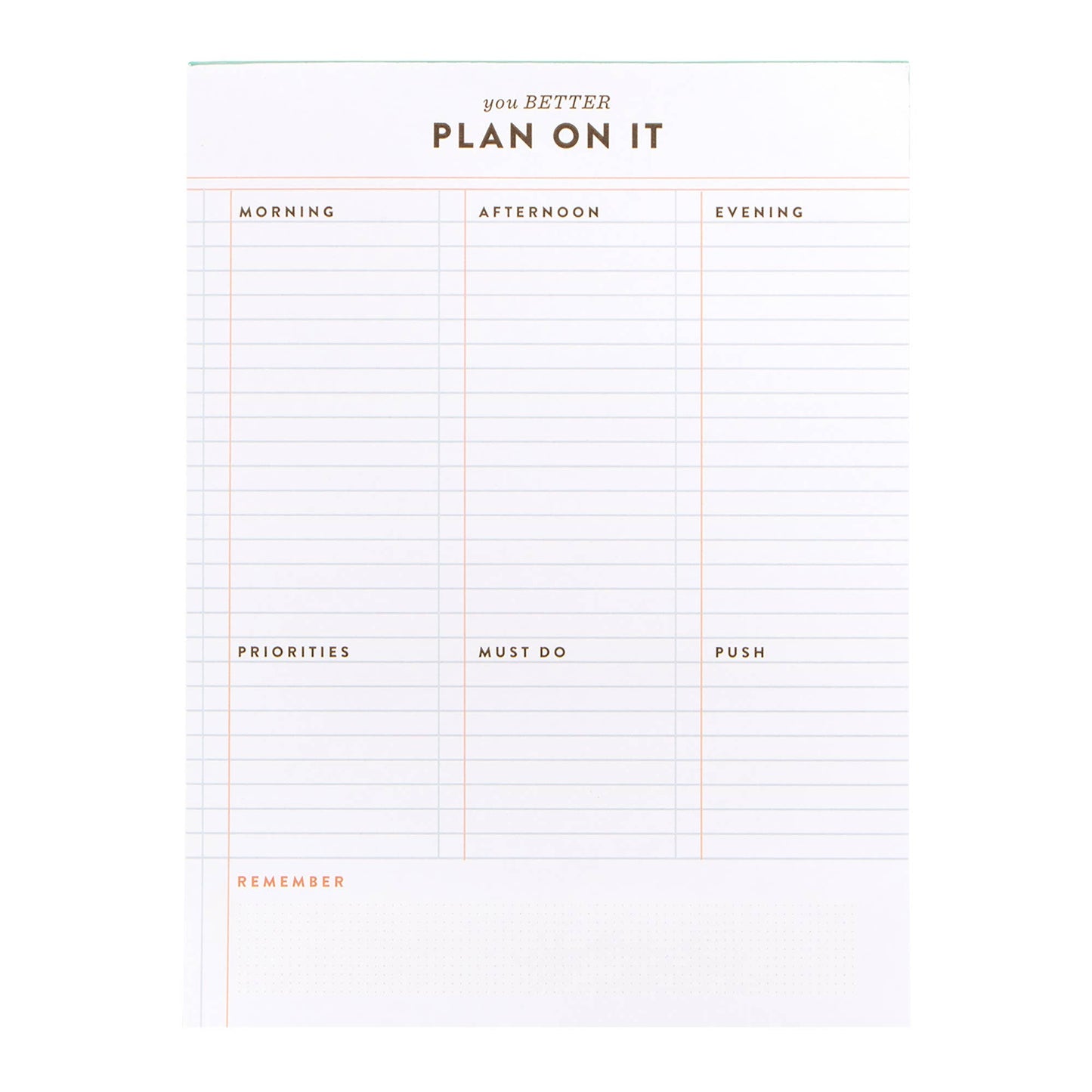 Studio Calico - Notepad - Plan On It