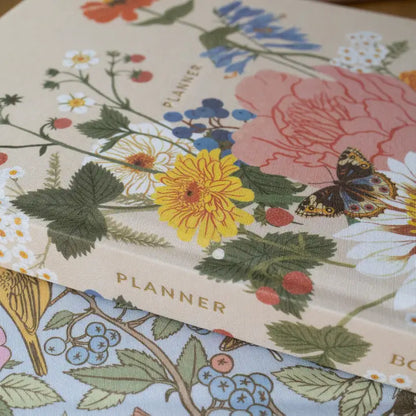 Botanica Paper Co. Garden Flora Linen Bound Undated Planner