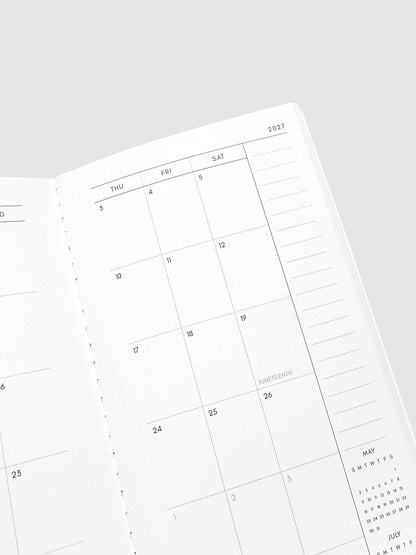 Cloth & Paper - 2027 Dated Travel Notebook - Monthly - Pocket Plus