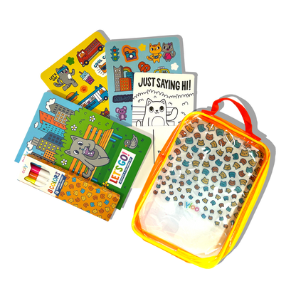 Ooly - Let's Go!: Activity & Coloring Kit - Kitty In The City