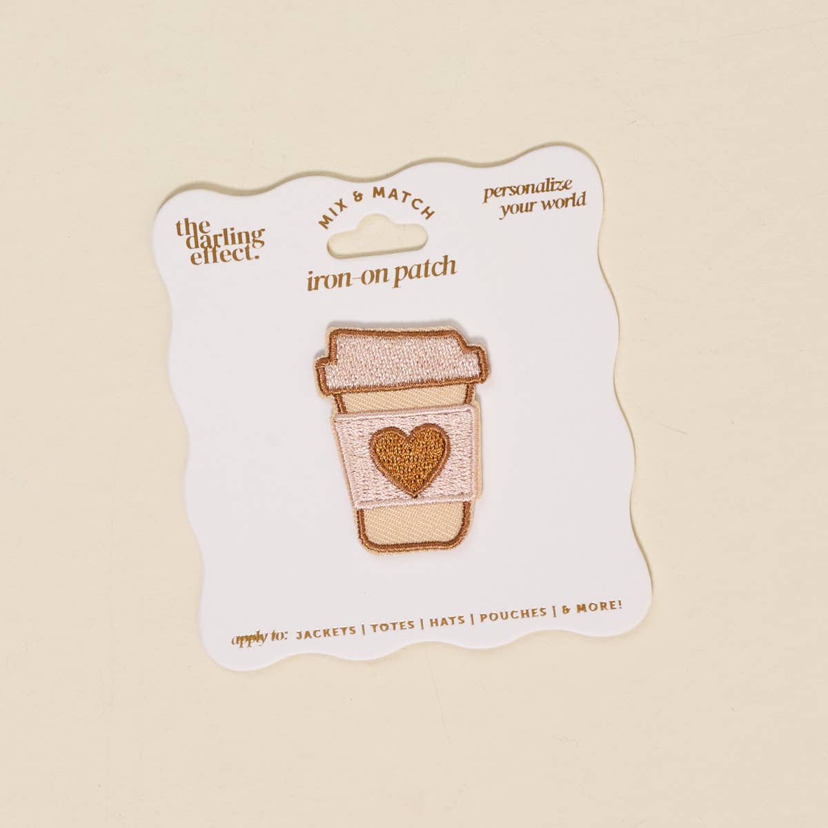 The Darling Effect - Mix & Match Iron-On Patch–Coffee Cup