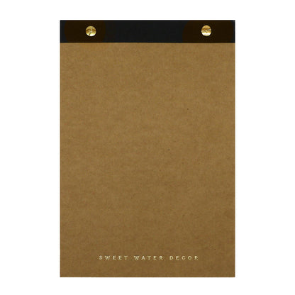 Sweet Water Decor - Gold Rivet Basic Notepad