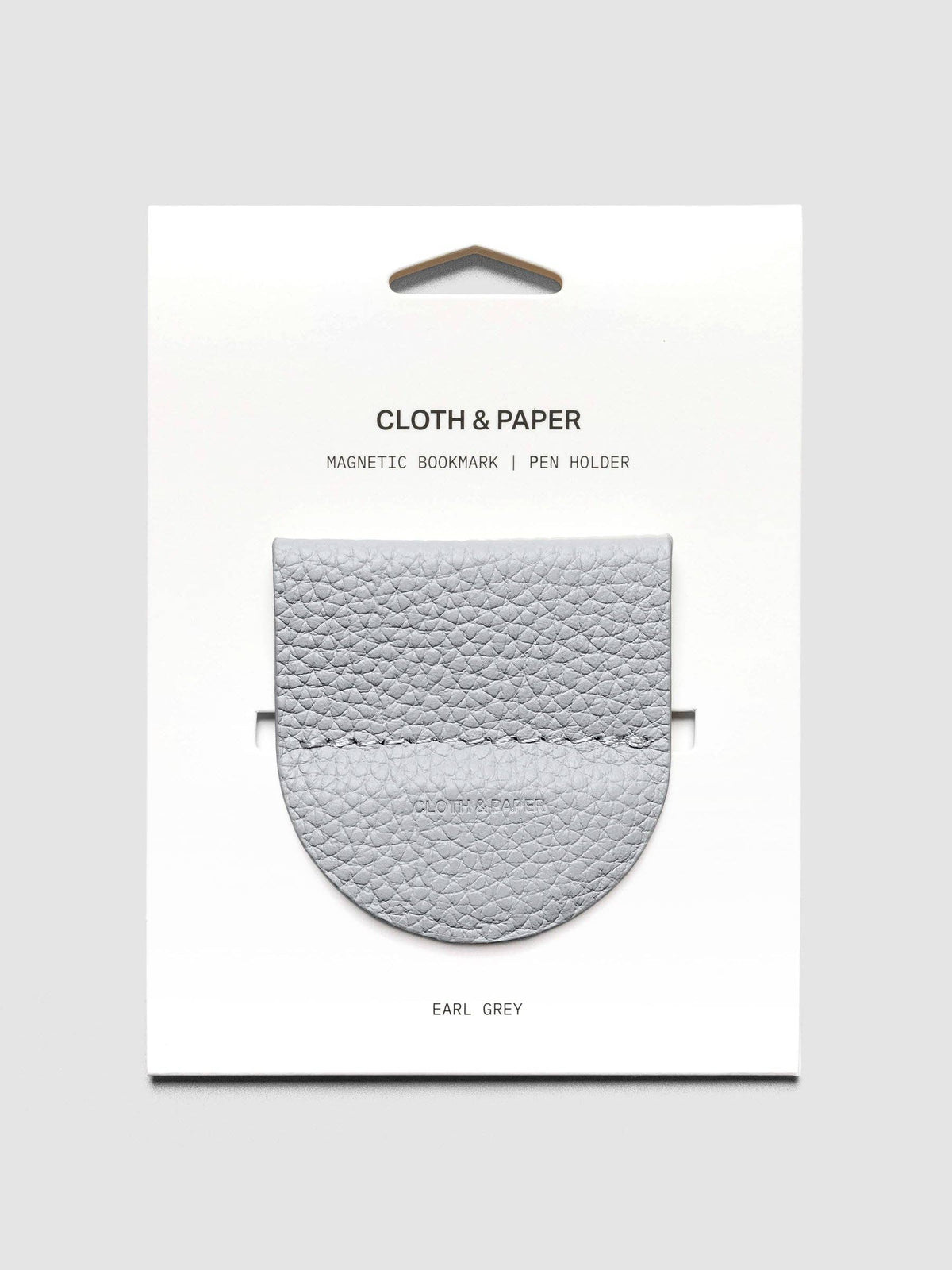 Cloth & Paper - Magnetic Bookmark Pen Holder - Leather