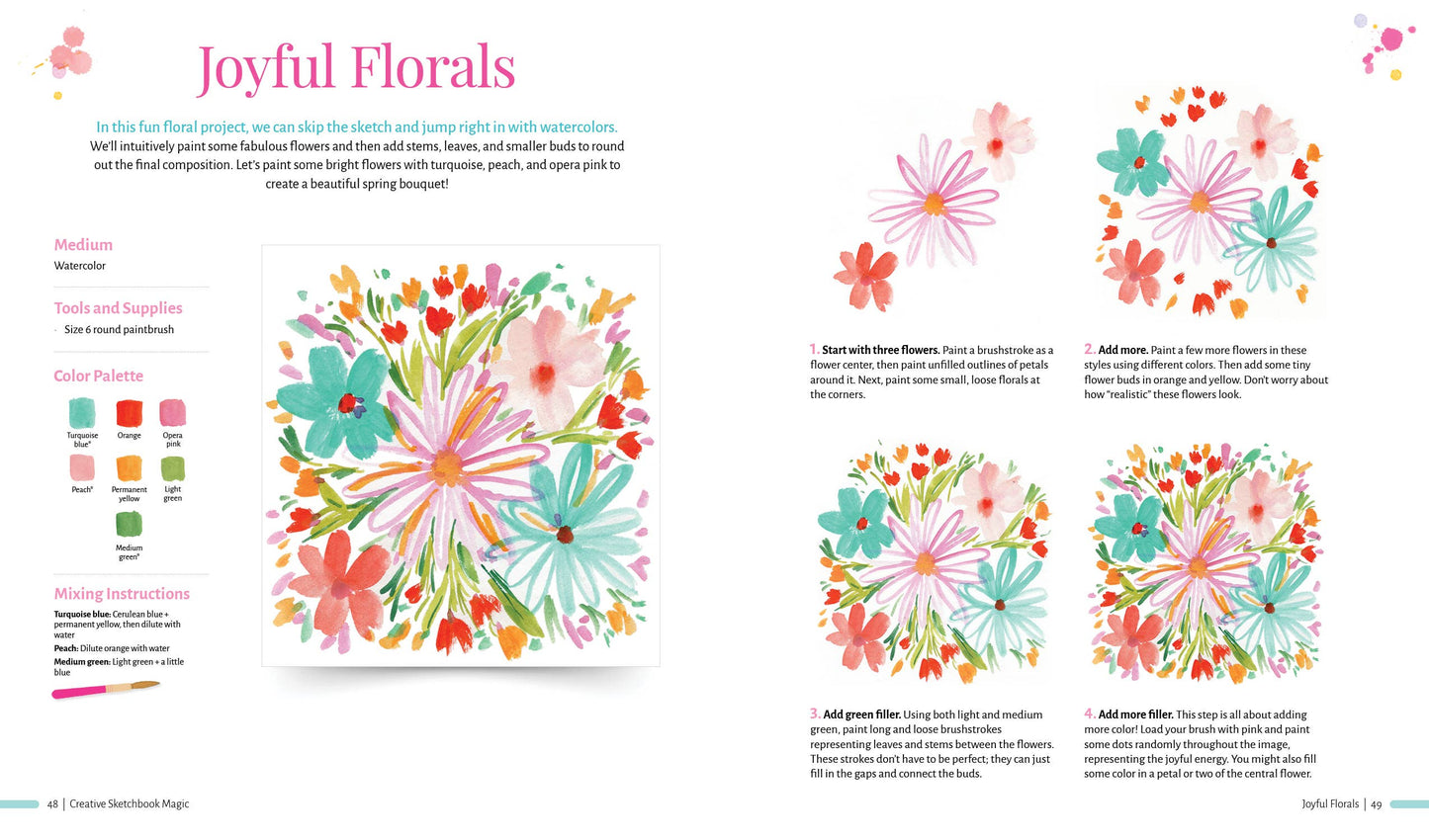 Better Day Books - Creative Sketchbook Magic: 30 Easy & Joyful Lessons