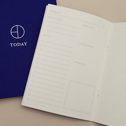 Goods for the Study - Planner - Indigo Cloth Saddle Stitch