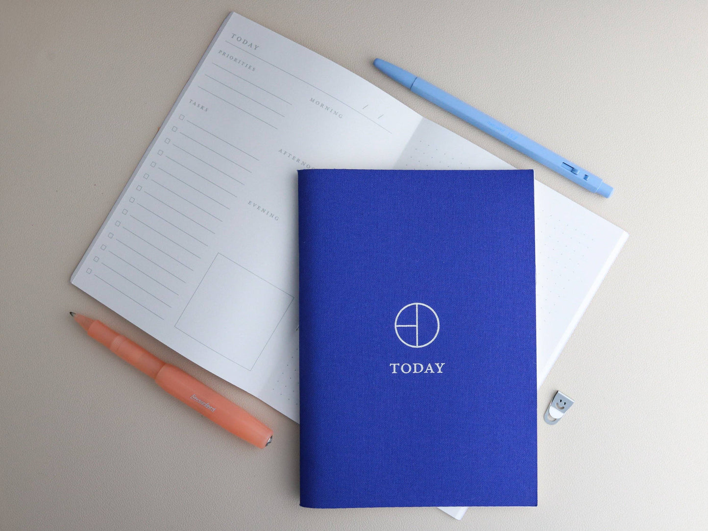 Goods for the Study - Planner - Indigo Cloth Saddle Stitch