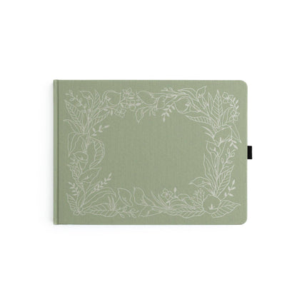 Archer & Olive Lovely Lilies Heirloom Notebook - Lined Pages
