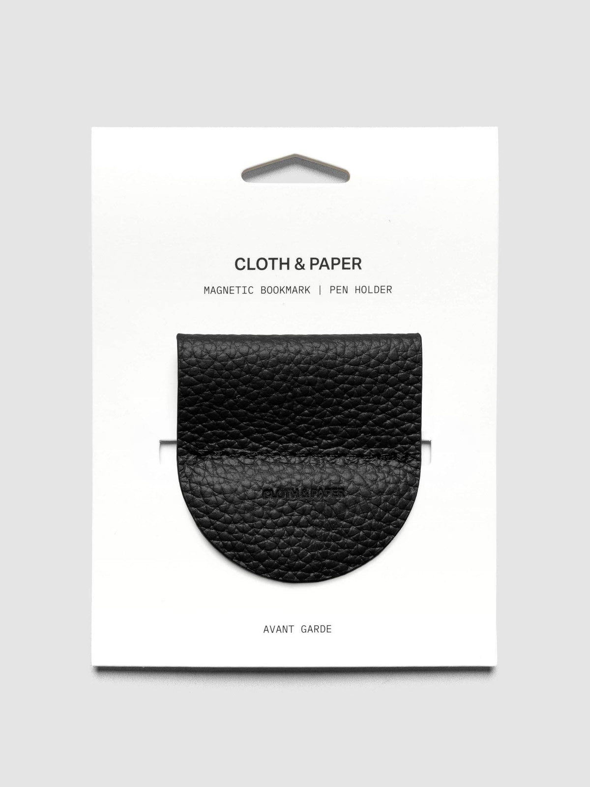 Cloth & Paper - Magnetic Bookmark Pen Holder - Leather
