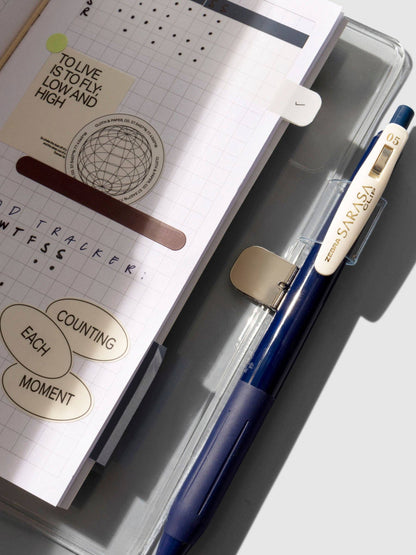 Cloth & Paper - Clear Vinyl Travel Notebook Cover - Pocket Plus