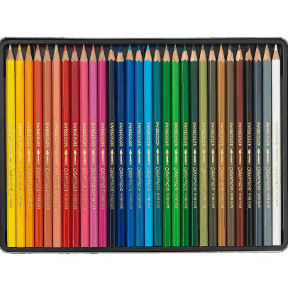 Caran D'ache - Water-Soluble Pencils Swisscolor Metal Box