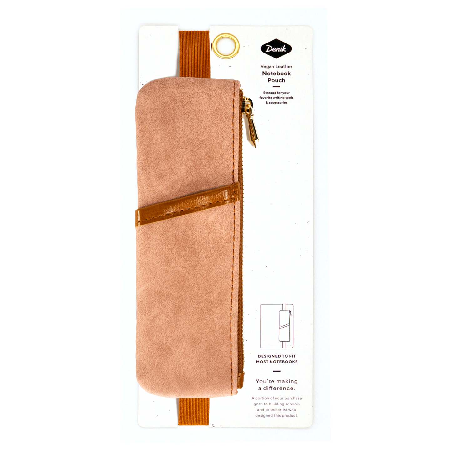 Denik Dusty Pink Notebook Pouch