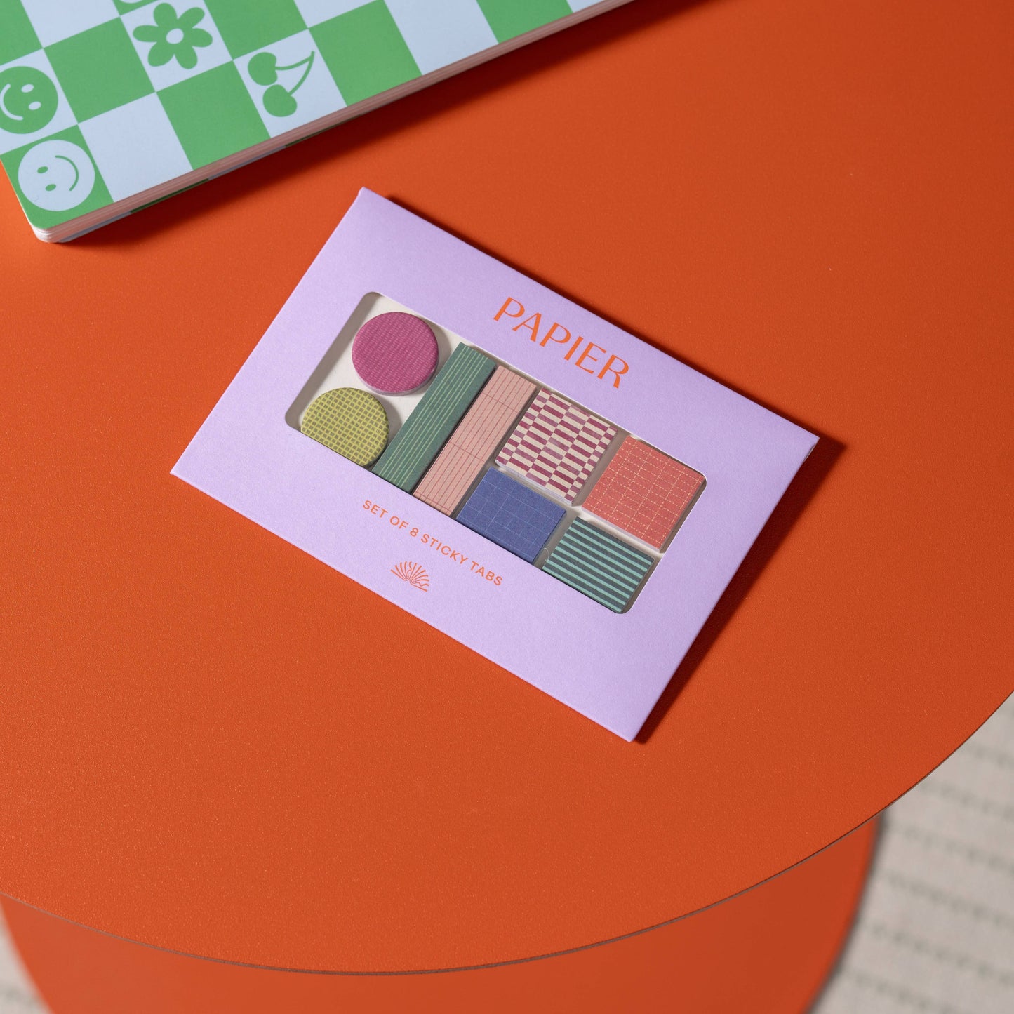 Papier Sticky Tabs Set Stripes & Checks