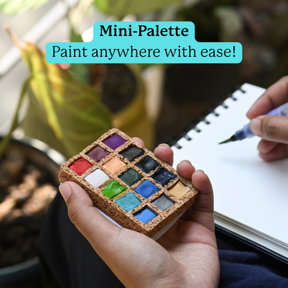 Viviva Colors - Winter Pans - Mini Palette - 15 colors