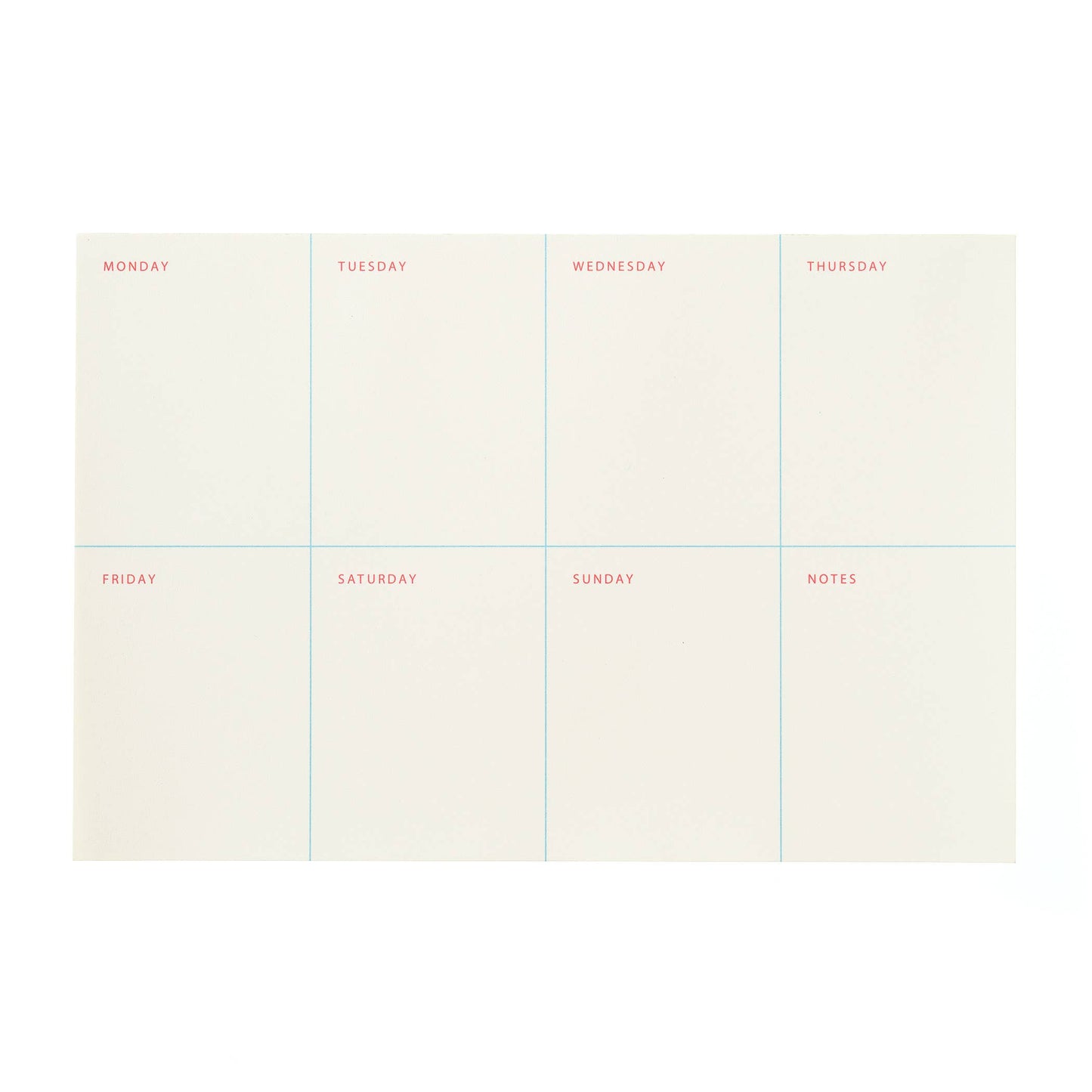 Shorthand Press Weekly Notepad