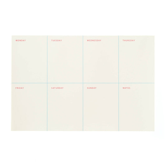 Shorthand Press Weekly Notepad