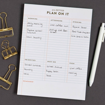 Studio Calico - Notepad - Plan On It