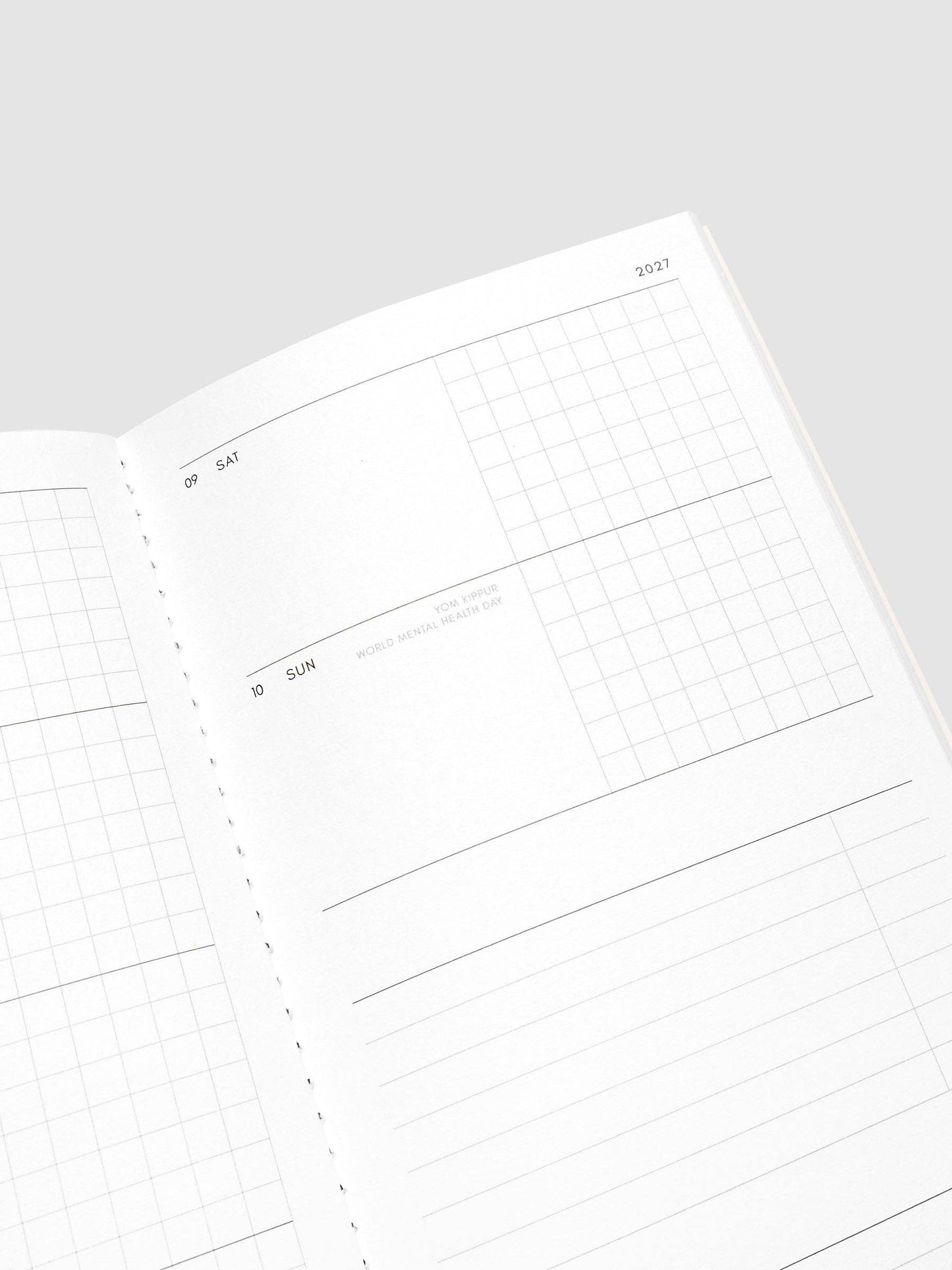 Cloth & Paper - 2027 Dated Travel Notebook Set - Weekly Horizontal - A5 Slim