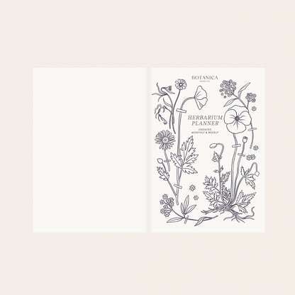Botanica Paper Co. Herbarium Linen-Bound Undated Planner