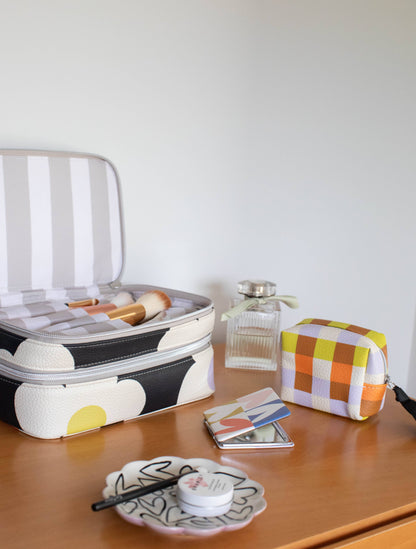 Caroline Gardner Multi Check Ultra Mini Cube