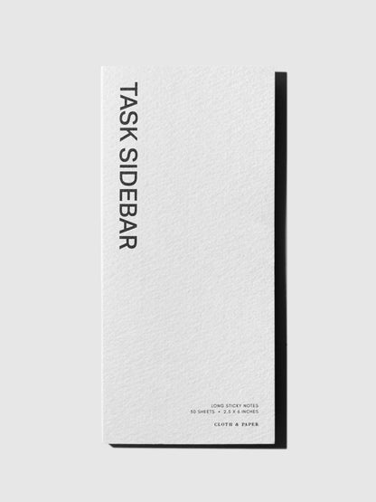 Cloth & Paper - Long Task Sidebar Sticky Note