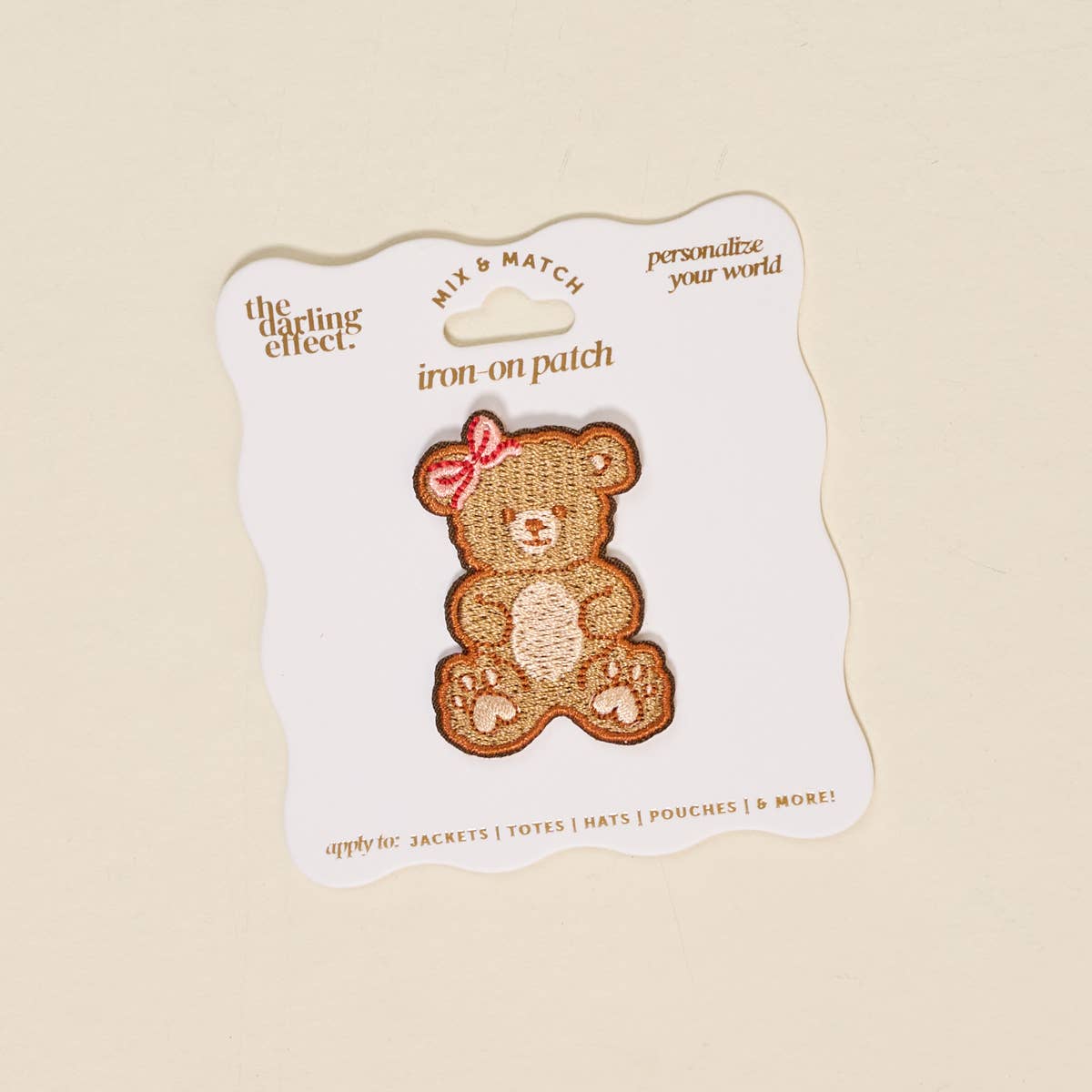 The Darling Effect - Mix & Match Iron-On Patch - Teddy Bear