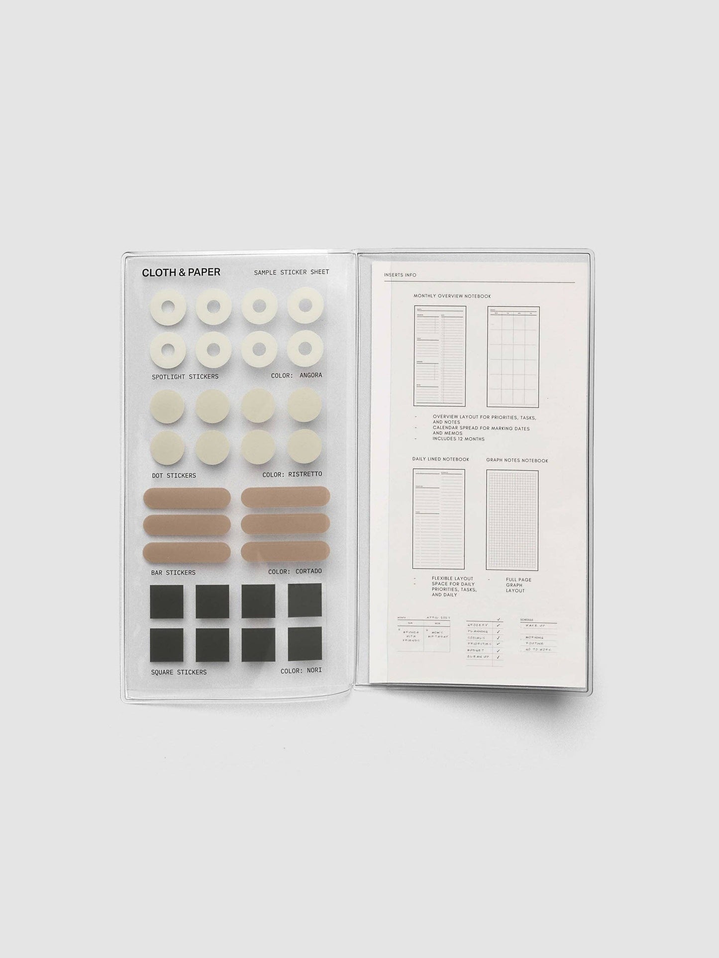 Cloth & Paper - FORMA Travel Notebook Set - Pocket Plus