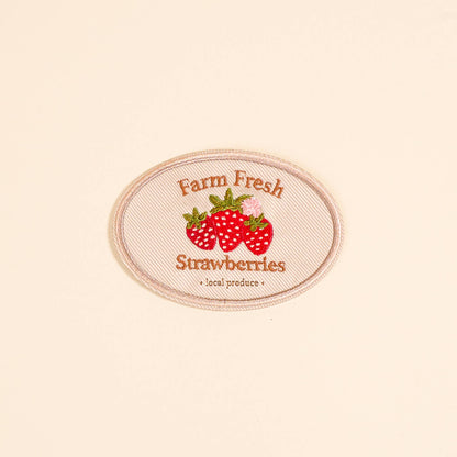 The Darling Effect - Mix & Match Iron-On Patch-Farm Fresh Strawberries