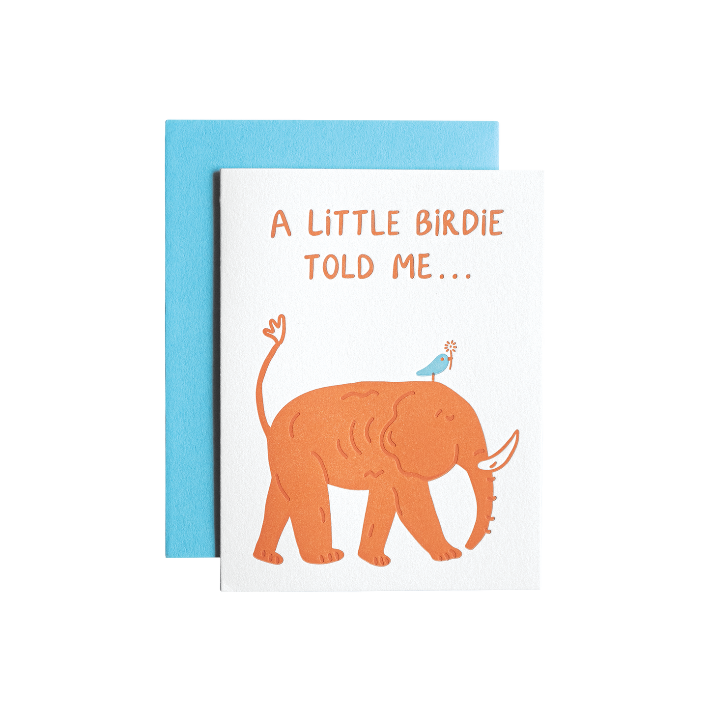 A Little Birdie Told Me Card