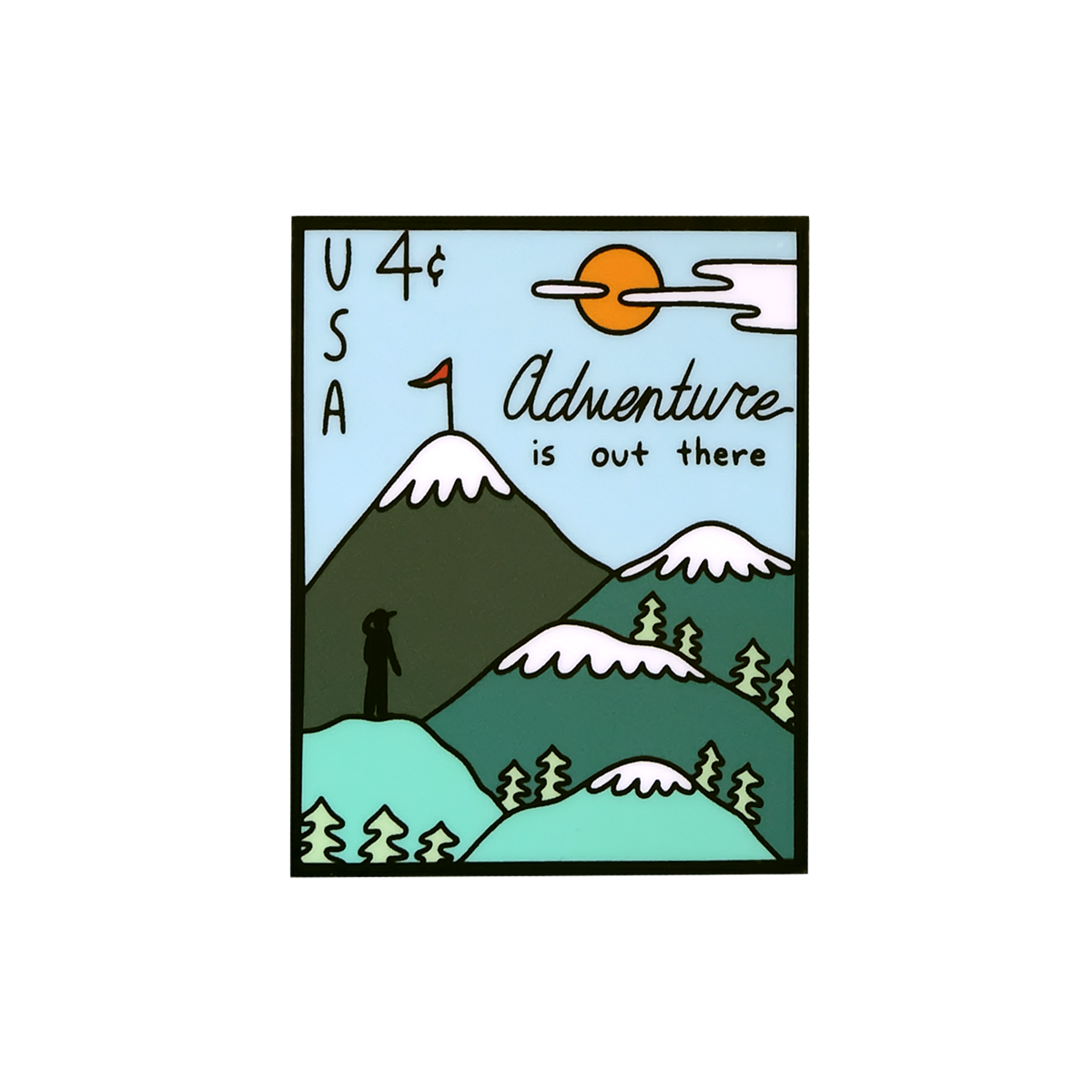 Adventure is Out There Sticker