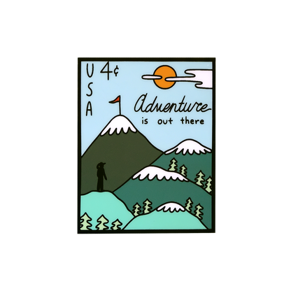 Adventure is Out There Sticker