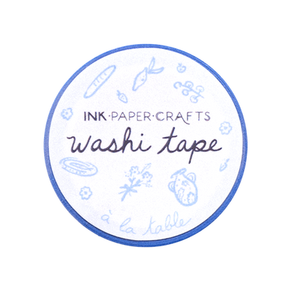 A La Table Blue Washi Tape