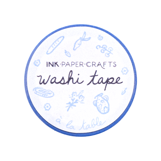 A La Table Blue Washi Tape