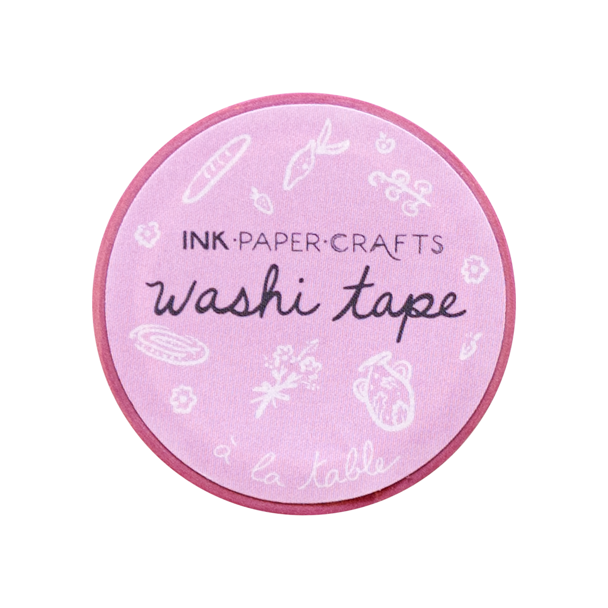 A La Table Pink Washi Tape