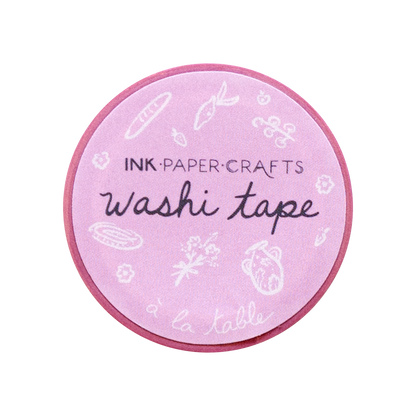 A La Table Pink Washi Tape